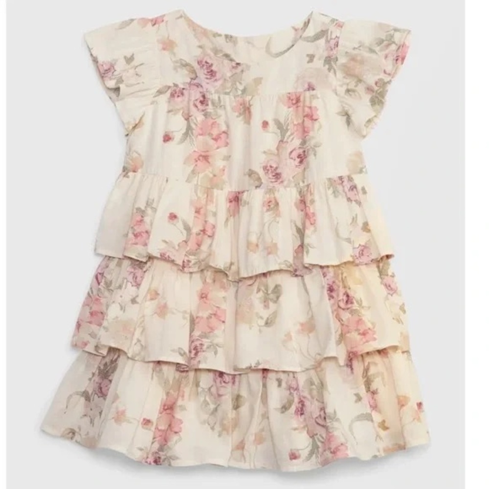 Gap x LoveShackFancy Floral Tiered Dress